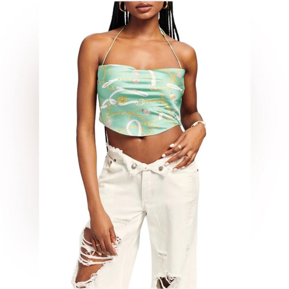 NET SER.O.YA Silk Crop Top